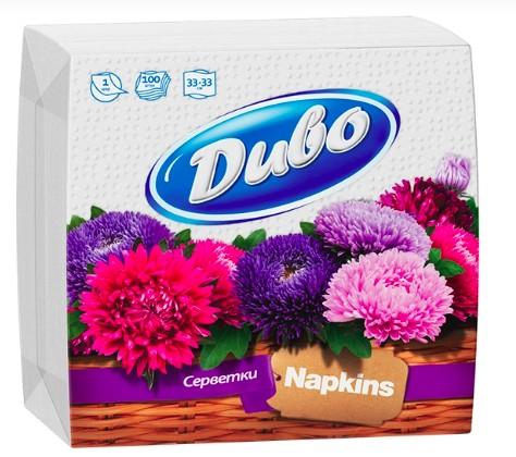 ДИВО серв. папер. 1-шарові 330*330, в п/п упаковці 100шт білі